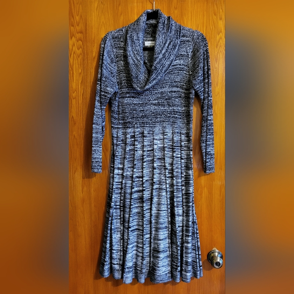Calvin Klien Cowl Neck Sweater Dress